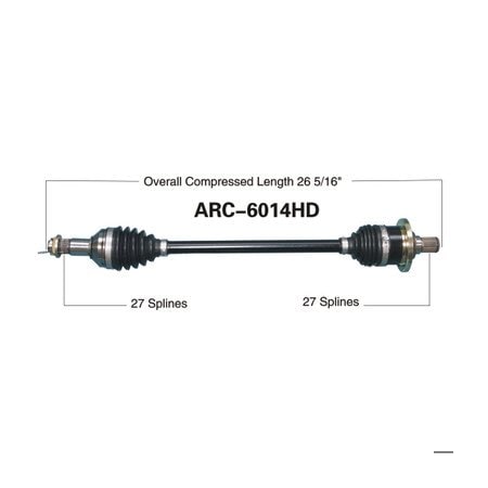 Wide Open Heavy Duty CV Axle for ARCTIC HD REAR L/R PROWLER 06-14 ARC-6014HD